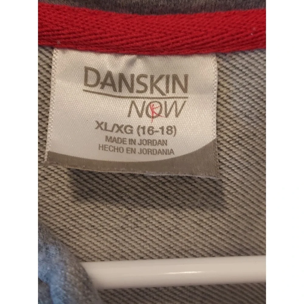 Danskin Now Activewear Zip-Up Jacket Women Size XL, Gray - Picture 2 of 3